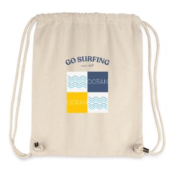 Go surfing and chill - Stanley/Stella Recycled Gym Bag - natural - Front