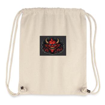 Red Devil - Stanley/Stella Recycled Gym Bag - natural - Front