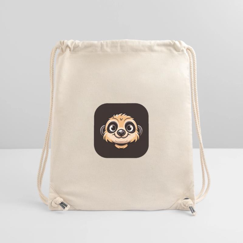 Comic Erdmännchen Kopf Stanley/Stella recycelter Gym Bag