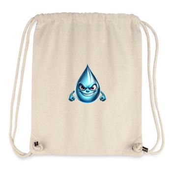 Böser Wassertropfen - Stanley/Stella recycelter Gym Bag - Naturweiß - Vorne