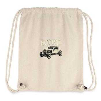 Hot Rod Oldtimer - Stanley/Stella recycelter Gym Bag - Naturweiß - Vorne