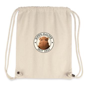 Hippo-Halter - Stanley/Stella recycelter Gym Bag - Naturweiß - Vorne