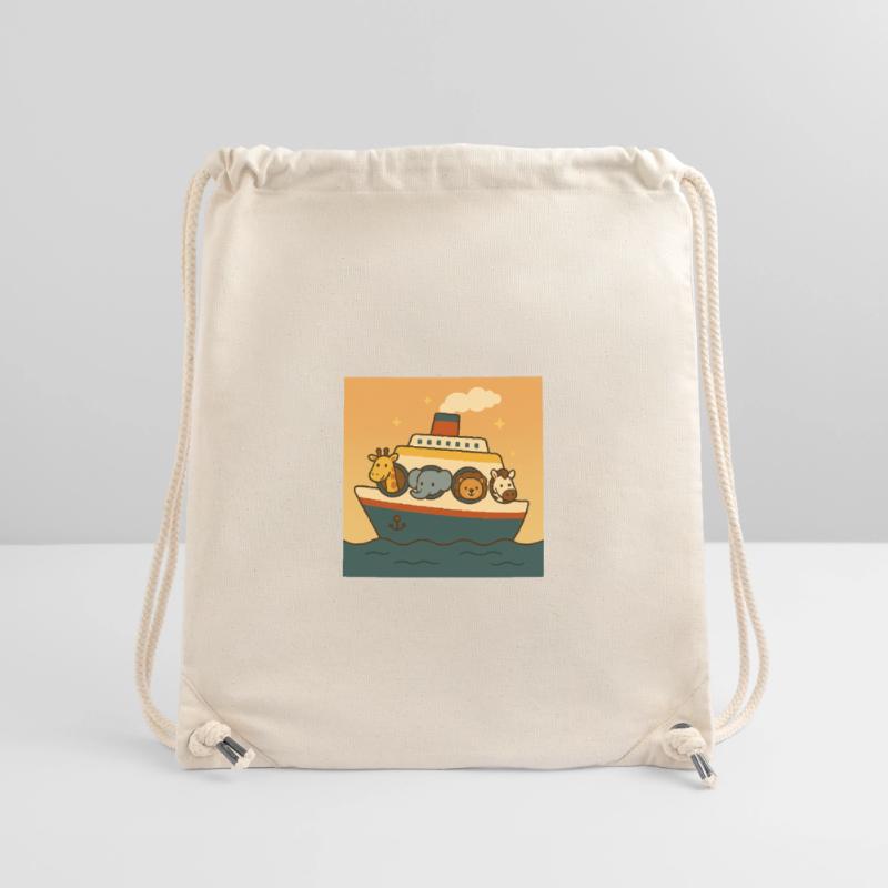 Tierboot Abenteuer Stanley/Stella recycelter Gym Bag