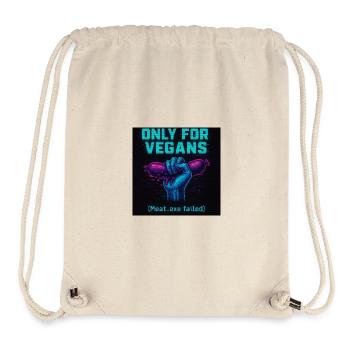Only for vegans - Stanley/Stella Recycled Gym Bag - natural - Front