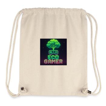 EcoGracz Gaming Pixel Art Design - Stanley/Stella recycelter Gym Bag - Naturweiß - Vorne