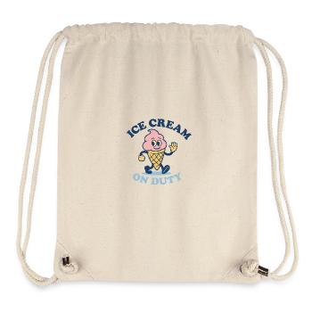 Icecream On Duty - Stanley/Stella Recycled Gym Bag - natural - Front