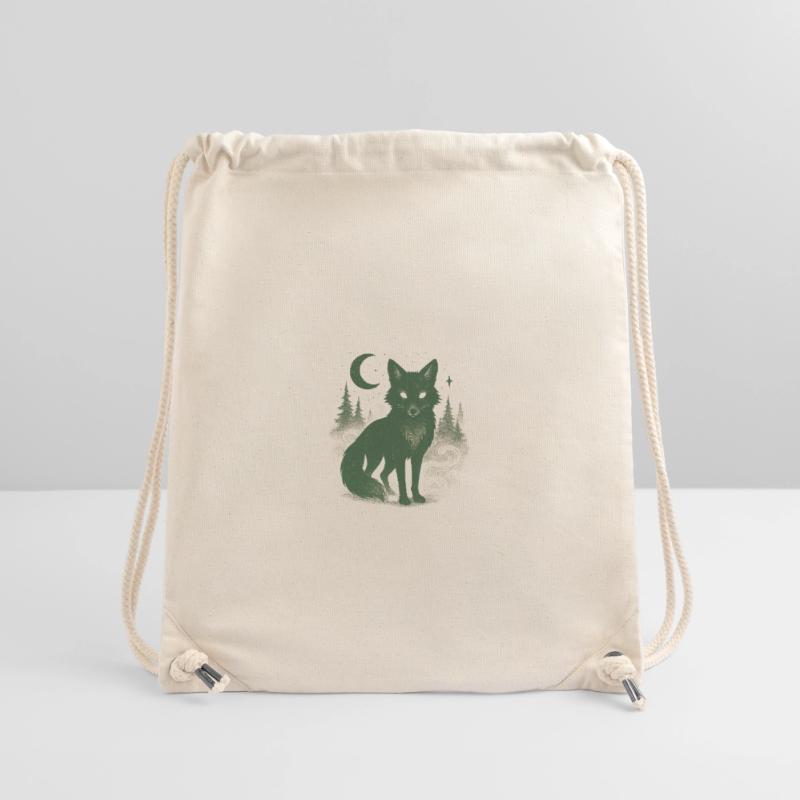 Mystical forest fox at moonlit night Stanley/Stella Recycled Gym Bag
