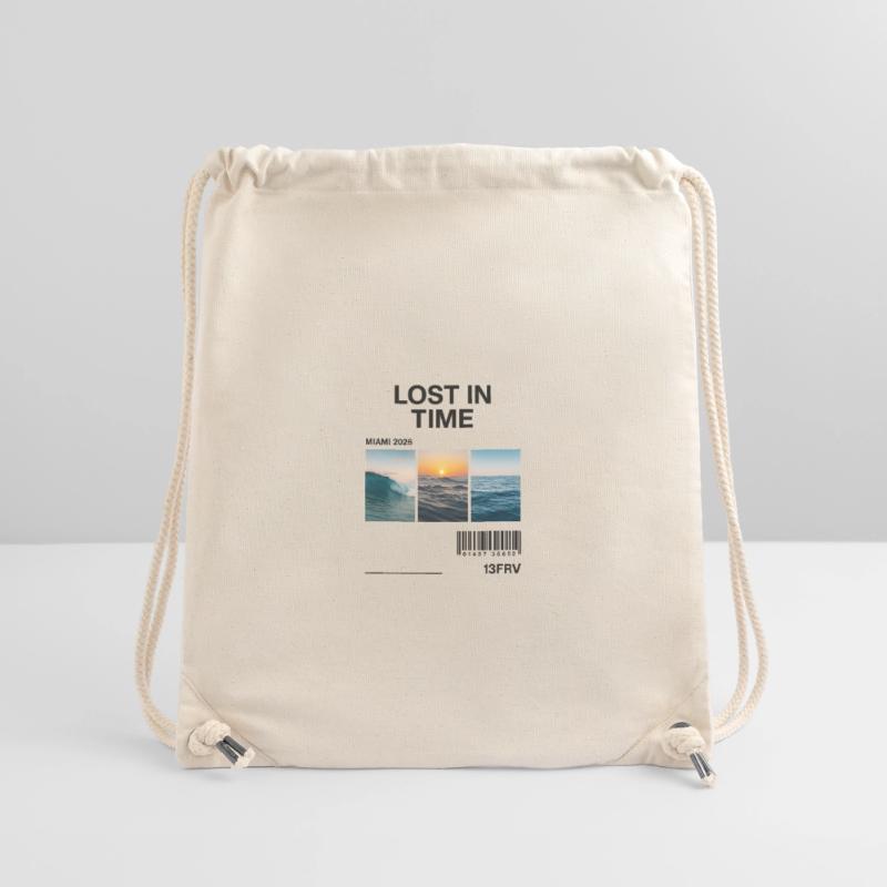 Verlorene Zeit: Miami Waves Triptychon Stanley/Stella recycelter Gym Bag