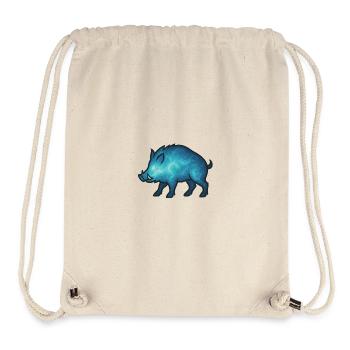 Soul Animal and Guardian Being: Wild Boar - Stanley/Stella Recycled Gym Bag - natural - Front