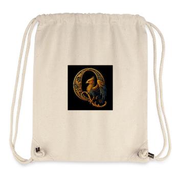 Q – Magic Ornament with Griffin - Stanley/Stella Recycled Gym Bag - natural - Front