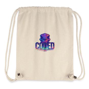 Coded_Dinoarmy - Stanley/Stella Recycled Gym Bag - natural - Front