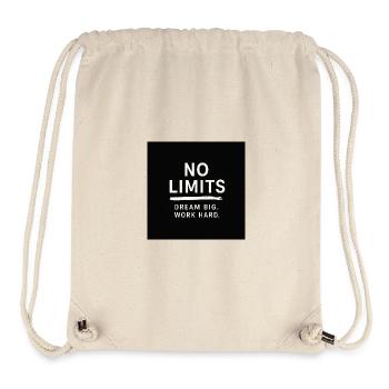 Dream Big Work Hard – Chemise de motivation - Sac à cordon recyclé Stanley/Stella - blanc naturel - Devant