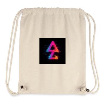Neon Glitch Triangle Aura - Stanley/Stella Recycled Gym Bag - natural - Front