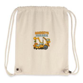 Baggsy Friends Conception d’équipements de construction - Sac à cordon recyclé Stanley/Stella - blanc naturel - Devant
