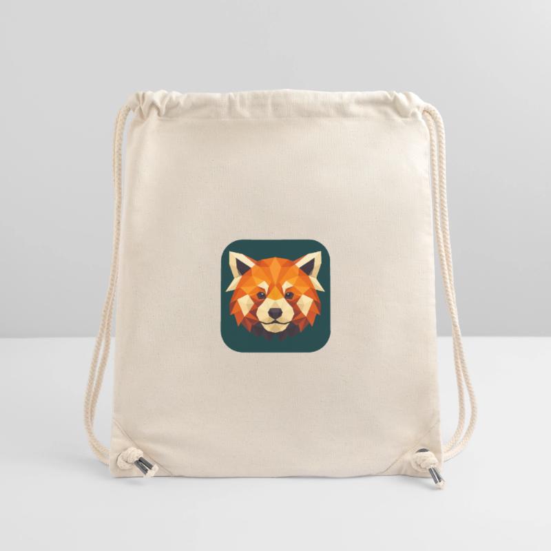 Red Panda Head Low Poly Stanley/Stella Recycled Gym Bag