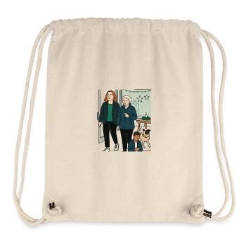 mit Oma einkaufen - Stanley/Stella recycelter Gym Bag - Naturweiß - Vorne