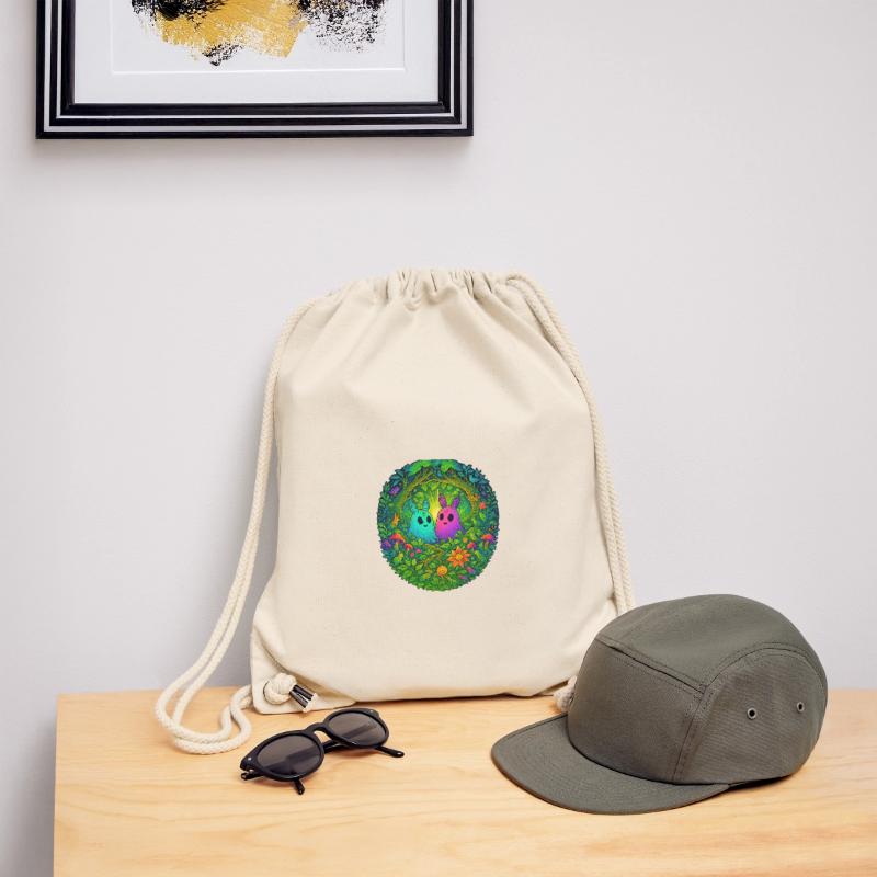 Glowing creatures in the enchanted forest Stanley/Stella Recycled Gym Bag