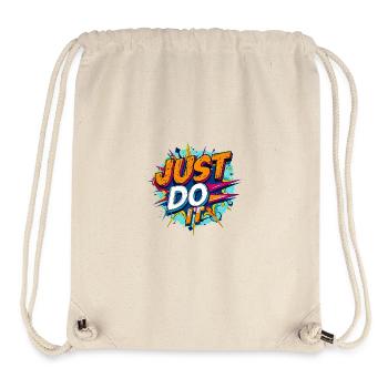 Explosive Pop-Art-Motivation - Stanley/Stella recycelter Gym Bag - Naturweiß - Vorne