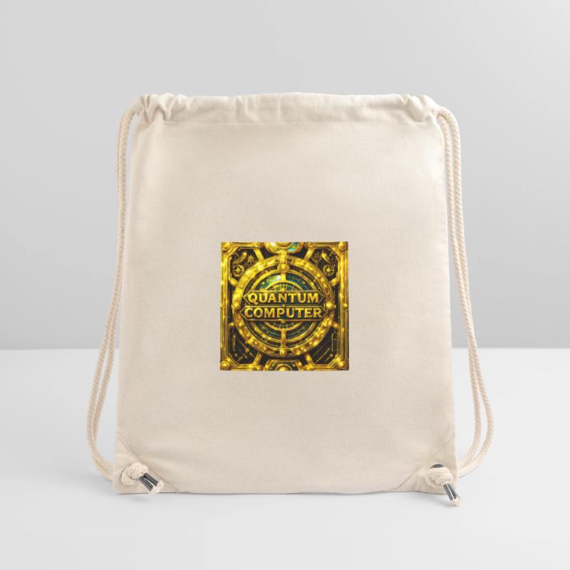 Golden Quantum Computer Emblem Stanley/Stella Recycled Gym Bag
