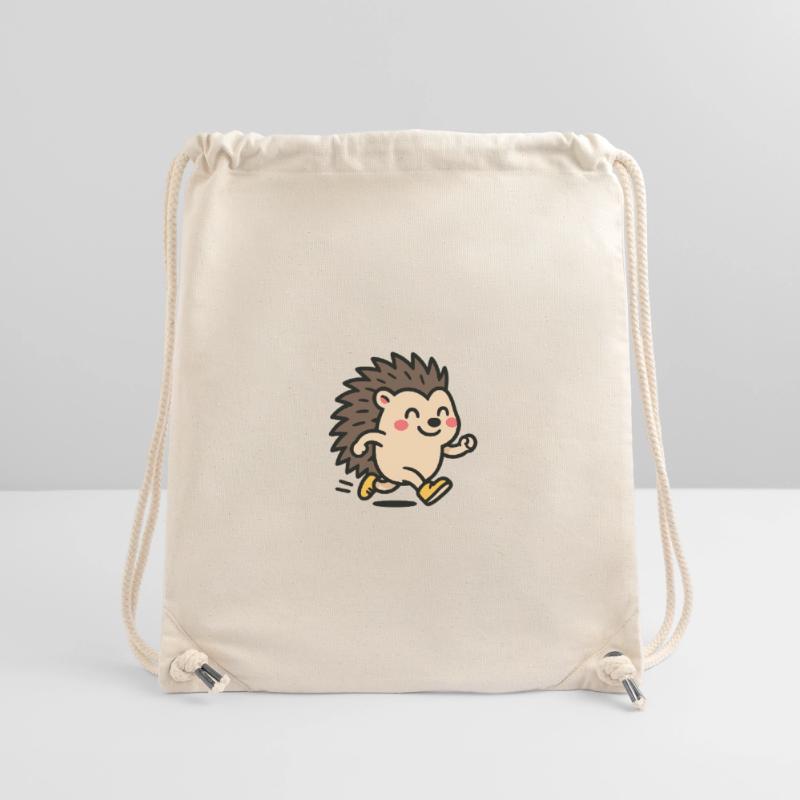 Hedgehog Sprinter Cute Mascot Stanley/Stella Recycled Gym Bag