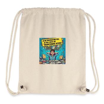 Brainstorming für intensive Pop-Art - Stanley/Stella recycelter Gym Bag - Naturweiß - Vorne