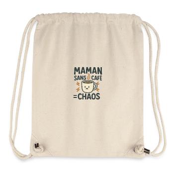 Mom Without Chaos Coffee - Stanley/Stella Recycled Gym Bag - natural - Front