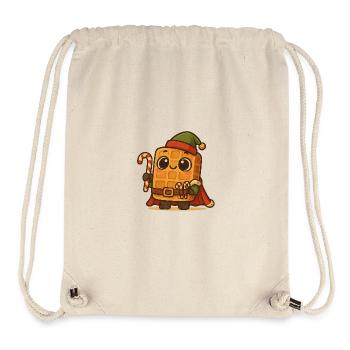Christmas Waffle - Stanley/Stella Recycled Gym Bag - natural - Front
