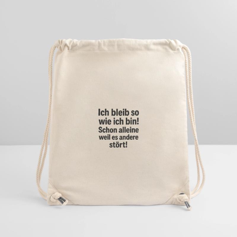 Reste comme je dis Sac à cordon recyclé Stanley/Stella