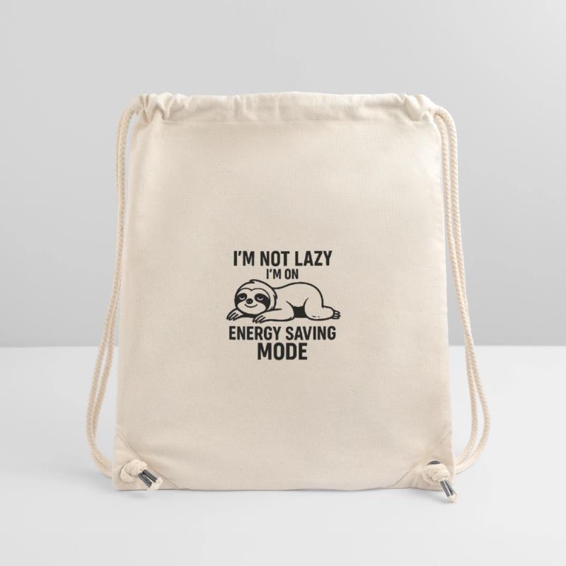 Sloth Power Saving Mode Stanley/Stella Recycled Gym Bag