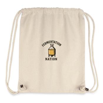 Fermentation Nation - Stanley/Stella recycelter Gym Bag - Naturweiß - Vorne