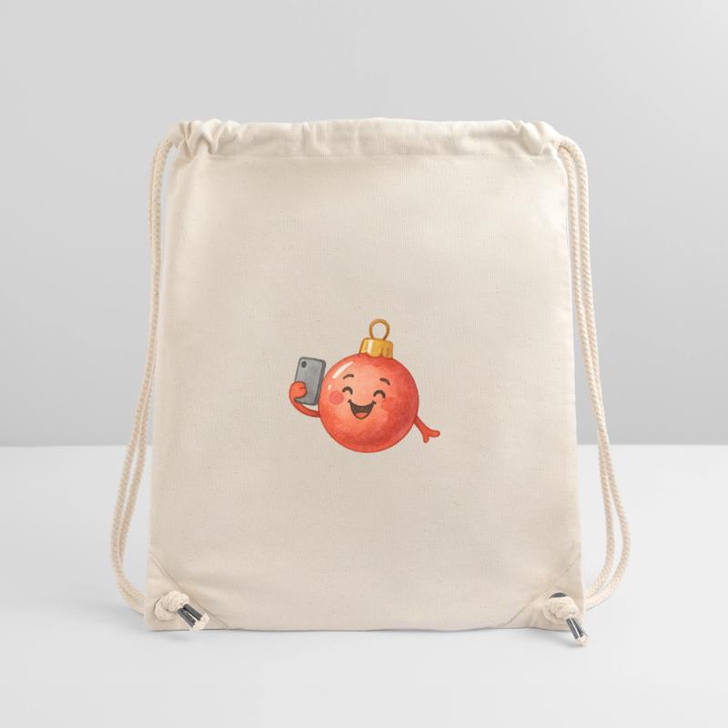 Fröhliche Weihnachtskugel Selfie Stanley/Stella recycelter Gym Bag
