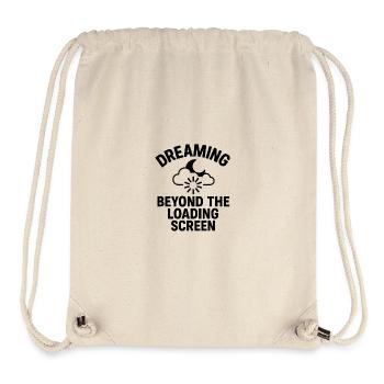 Dreaming Beyond Loading Screen - Stanley/Stella Recycled Gym Bag - natural - Front