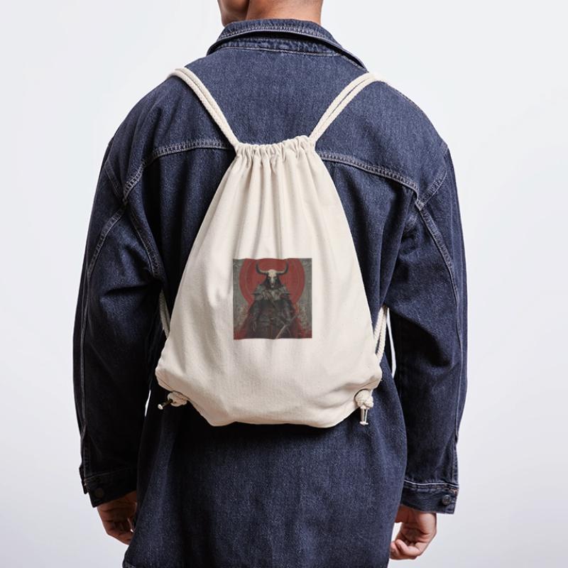 Dämonenkrieger mit Schädelhelm Stanley/Stella recycelter Gym Bag