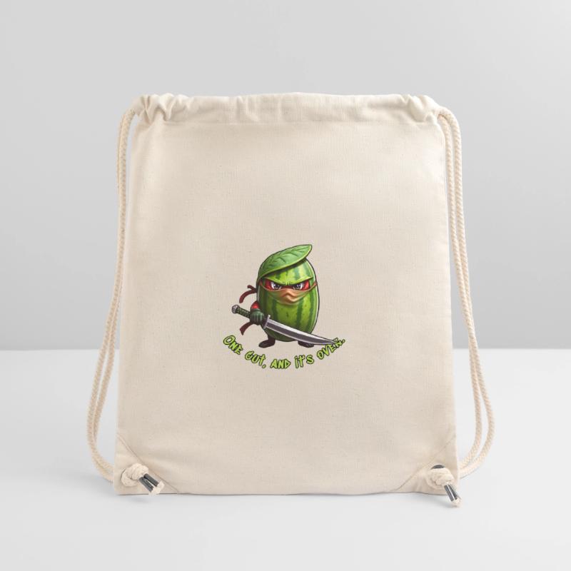 Ninja pastèque avec l’épée Sac à cordon recyclé Stanley/Stella