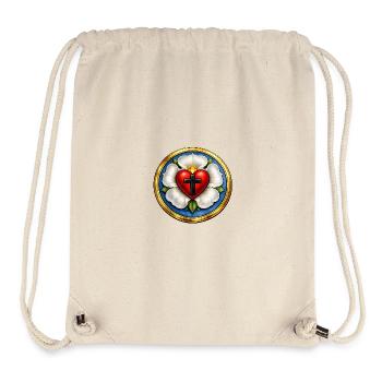 Martin Luther Rose - Sac à cordon recyclé Stanley/Stella - blanc naturel - Devant
