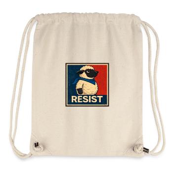Affiche Resistance Lamb - Sac à cordon recyclé Stanley/Stella - blanc naturel - Devant