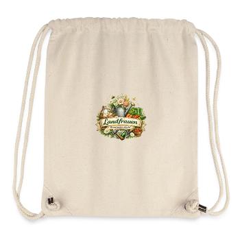 Landfrauen Gemeinsam Stark - Stanley/Stella recycelter Gym Bag - Naturweiß - Vorne
