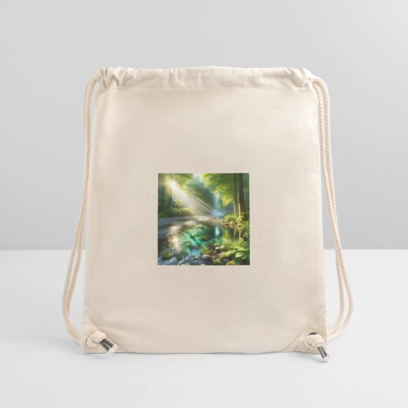 Sunshine in a forest stream Stanley/Stella Recycled Gym Bag