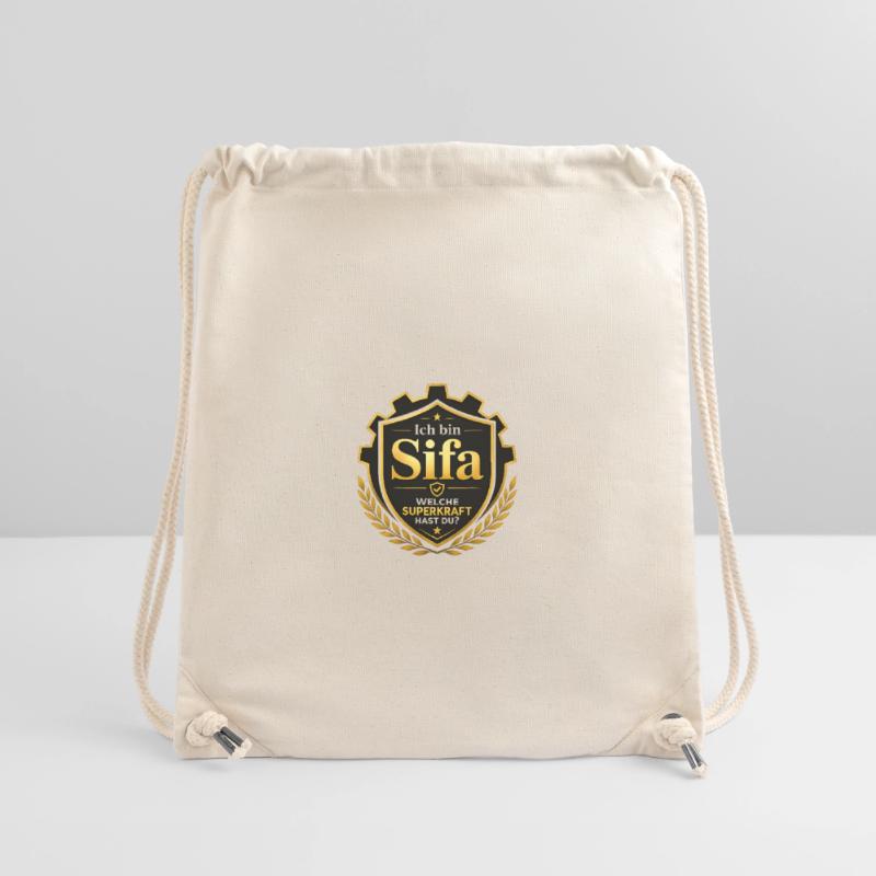 Ich bin Sifa – Welche Superkraft hast du? Stanley/Stella recycelter Gym Bag
