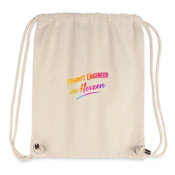 Prompt Engineer im Herzen - Stanley/Stella recycelter Gym Bag - Naturweiß - Vorne