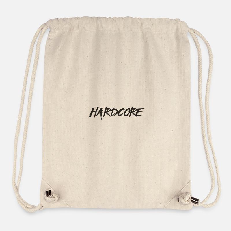 Hardcore, Black Version-One - Stanley/Stella recycelter Gym Bag - Naturweiß