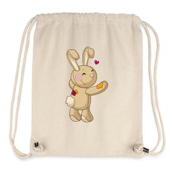 Cute rabbit - Stanley/Stella Recycled Gym Bag - natural - Front