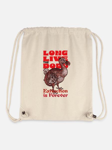Long live the dodo - Stanley/Stella Recycled Gym Bag - natural