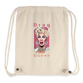 Drag Queen - Sac à cordon recyclé Stanley/Stella - blanc naturel - Devant