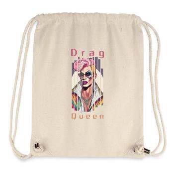 Drag Queen - Sac à cordon recyclé Stanley/Stella - blanc naturel - Devant