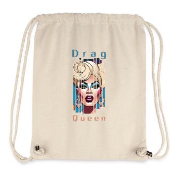 DragQueen - Sac à cordon recyclé Stanley/Stella - blanc naturel - Devant