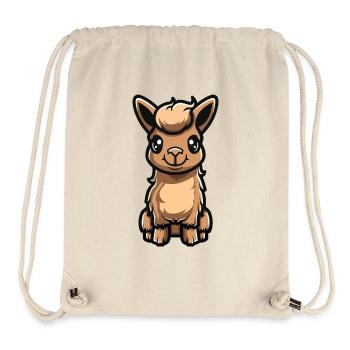 Lama Al Paka - Stanley/Stella Recycled Gym Bag - natural - Front