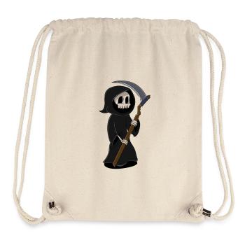 Skull - Stanley/Stella recycelter Gym Bag - Naturweiß - Vorne