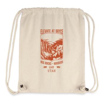 Elevate bei Bryce - Sand - Stanley/Stella recycelter Gym Bag - Naturweiß - Vorne