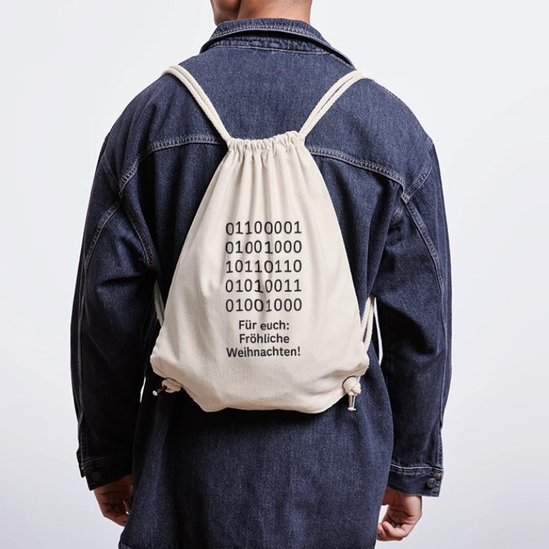 Binary Code Weihnachtszauber Stanley/Stella recycelter Gym Bag